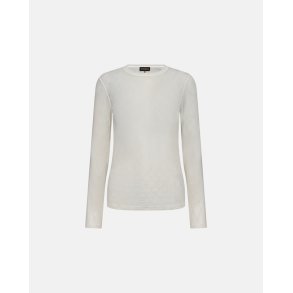 Mesh blouse Hype the Detail, white