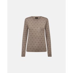 Tee l/s cashmere-blend Hype the Detail, sand