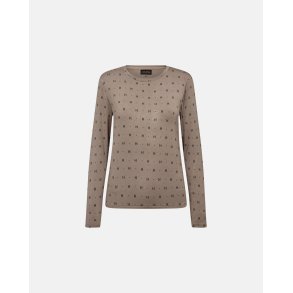 Tee l/s cashmere-blend Hype the Detail, sand