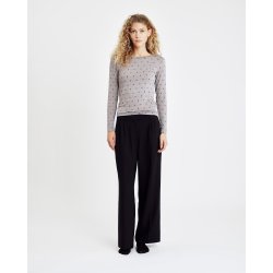 Tee l/s cashmere-blend Hype the Detail, sand