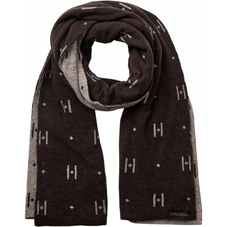 Hype the Detail scarf, Hype The Detal, brown