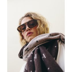 Hype the Detail scarf, Hype The Detal, brown