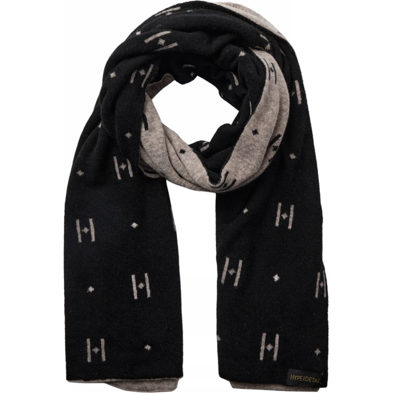Hype the Detail scarf, Hype The Detal, black