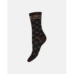 Sock w/lurex Hype the Detail, black