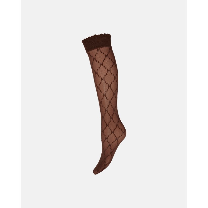 Knee high logo Hype the Detail, brown
