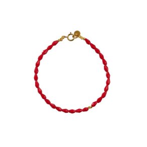 Miss paris bracelet boheme Stine A, r�d
