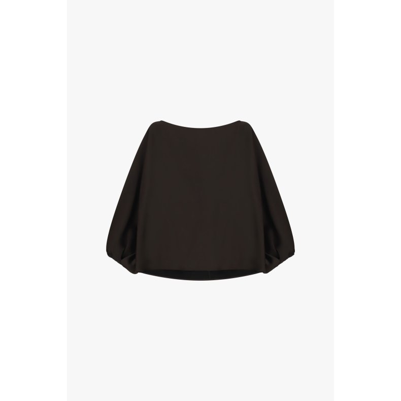 Blouse Imperial, dark coffee