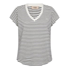 Kala v-ss stripe tee Mos Mosh, salute navy