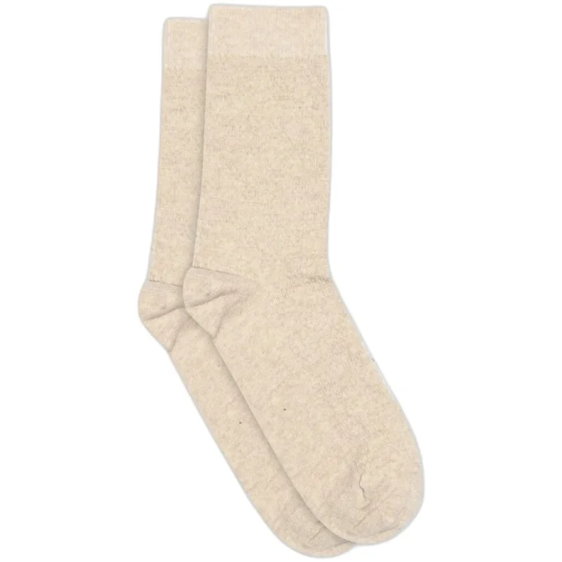 Lara socks MP Denmark, beige melange