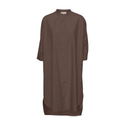 Seoul 2/4 long shirt Frau, coffee quartz