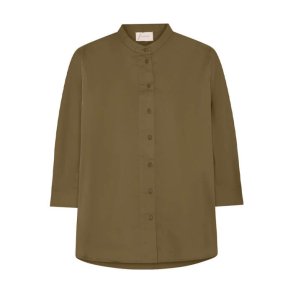 Seoul short shirt Frau, military olive