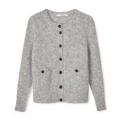 Chicago cardigan Sibin Linnebjerg, sweat grey