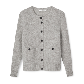 Chicago cardigan Sibin Linnebjerg, sweat grey