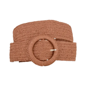 Wide Zia Belt Beck S�ndergaard, mocha brown