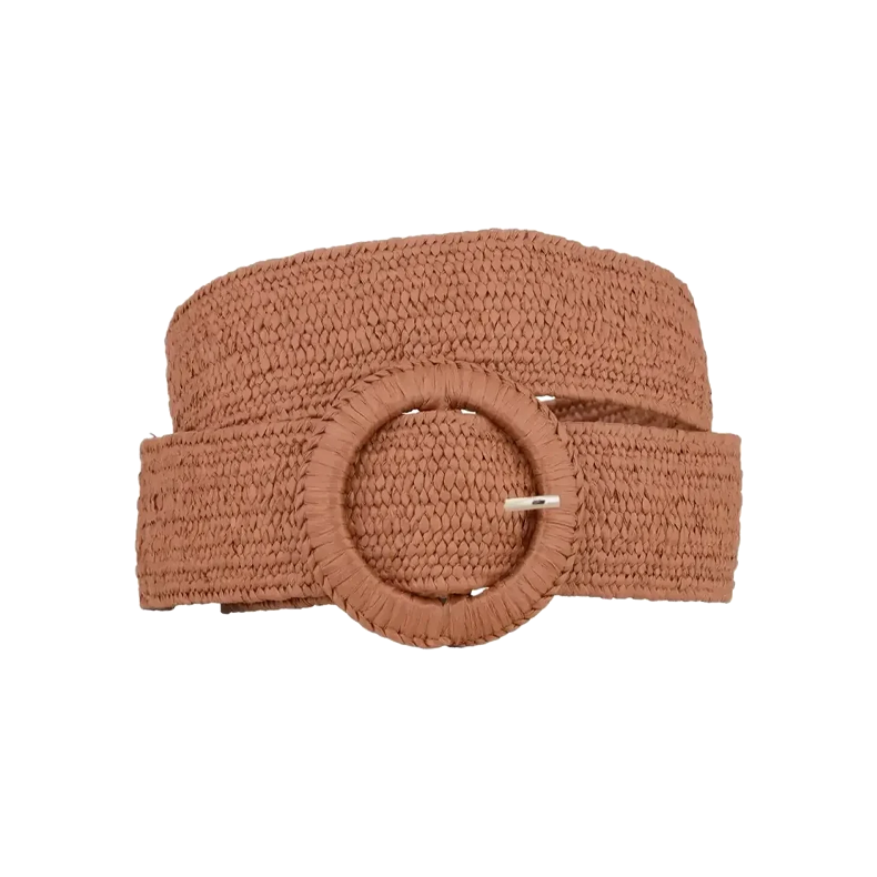 Wide Zia Belt Beck S�ndergaard, mocha brown