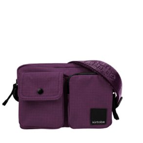 Mini miles cross-body bag Kintobe, deep aubergine