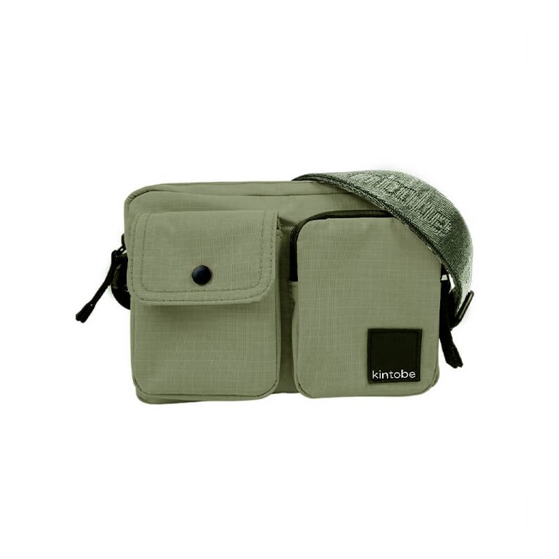 Mini Miles cross-body bag Kintobe, olive leaf