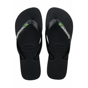 Havaianas Brasil logo, black/black