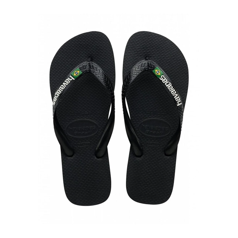 Havaianas Brasil logo, black/black
