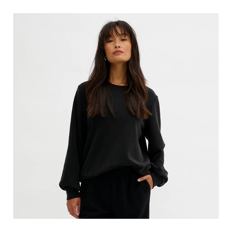 The sweat blouse My Essential Wardrobe, black