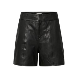 The leather shorts My Essential Wardrobe, black