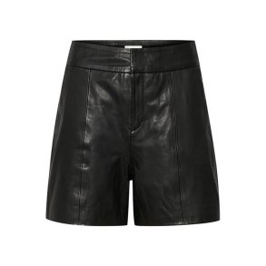 The leather shorts My Essential Wardrobe, black