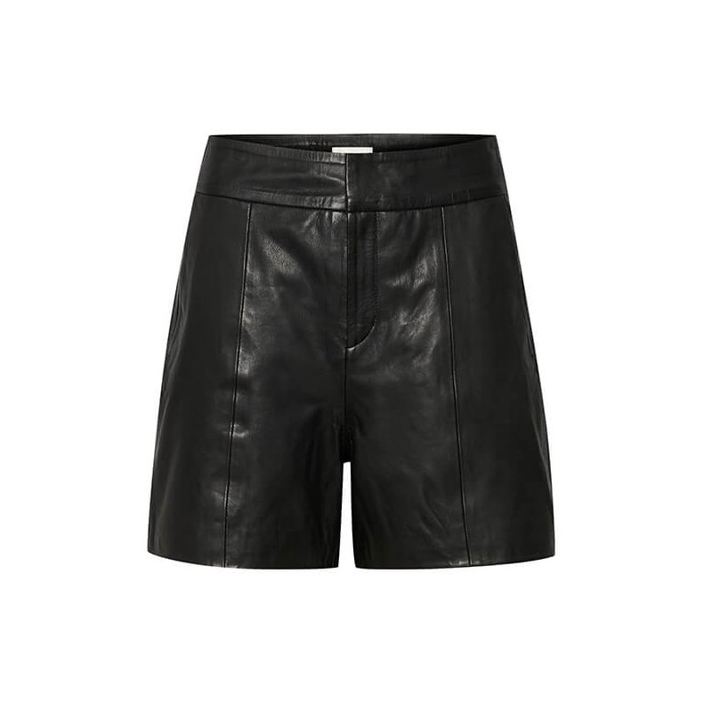 The leather shorts My Essential Wardrobe, black