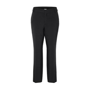 The tailored straight pant My Essential Wardrobe, black