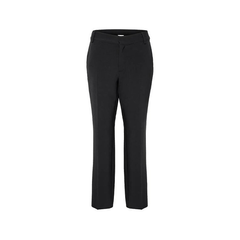 The tailored straight pant My Essential Wardrobe, black