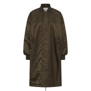 Helga reversable long jacket My Essential Wardrobe, demitasse