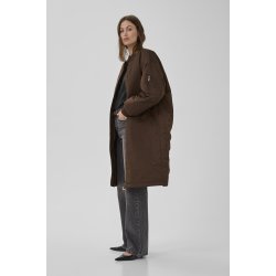 Helga reversable long jacket My Essential Wardrobe, demitasse