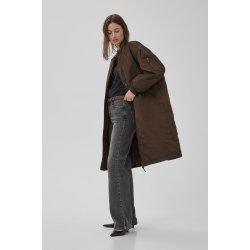 Helga reversable long jacket My Essential Wardrobe, demitasse