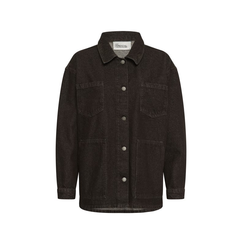 Uma 188 denim jacket My Essential Wardrobe, dark brown wash