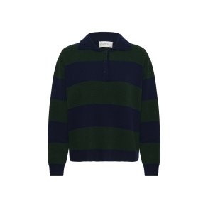 Jola knit polo pullover My Essential Wardrobe, douglas w. navy