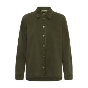 Linn sofia 149 shirt My Essential Wardrobe, olive night