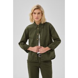 Linn sofia 149 shirt My Essential Wardrobe, olive night