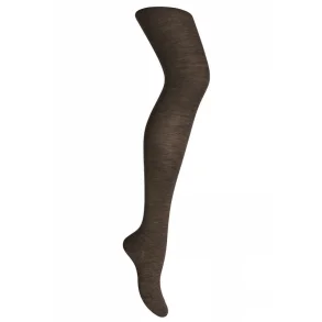 Wool/silk tights MP Denmark, dark brown