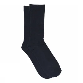 Fine wool rib socks MP Denmark, navy
