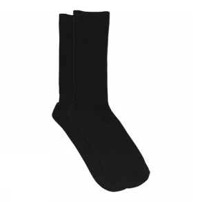 Fine wool rib socks MP Denmark, black