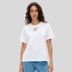 Jawo t-shirt Baum und Pferdgarten, white rhinestones