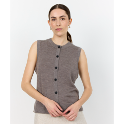 Ismaila 11 waistcoat Levet Room, walnut 