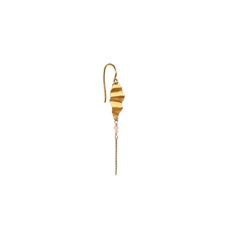 Cleo with chain single earring Stine A, gold