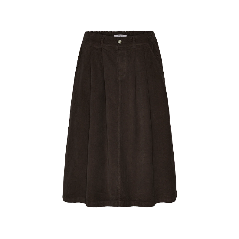 Ellinor corduroy skirt Amaze Cph, chokolate