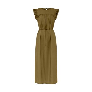 Stockholm sl long dress Frau, military olive