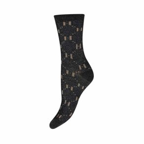 Sock w/ lurex Hype the Detail