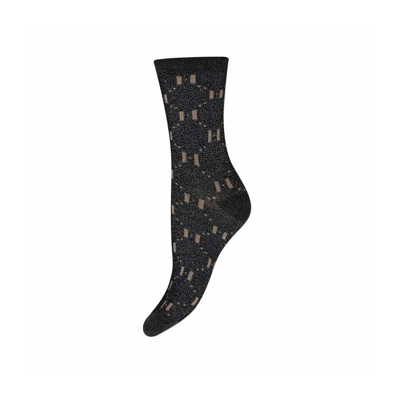 Sock w/ lurex Hype the Detail