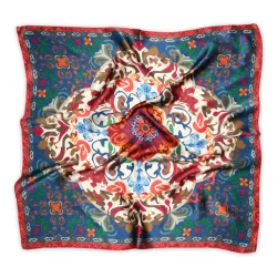 Athena silk scarf MP Denmark, karanda red