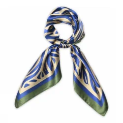 Ziva small silk scarf MP Denmark, true blue