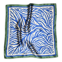 Ziva small silk scarf MP Denmark, true blue