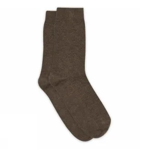 Lara socks MP Denmark, brown melange